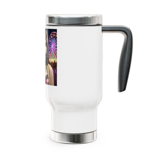 Stainless Steel Travel Mug with Handle, 14oz - Image 4