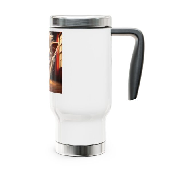 Stainless Steel Travel Mug with Handle, 14oz - Image 4